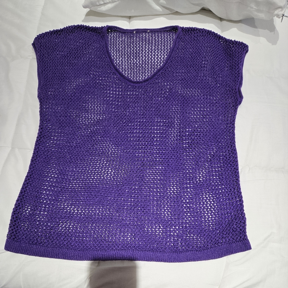 Chico's open weave top